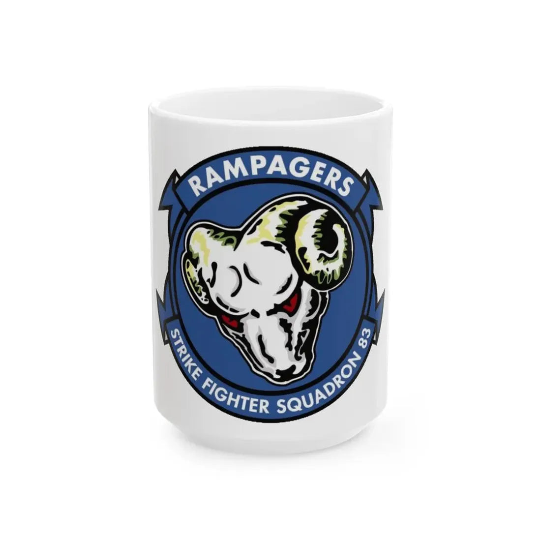 VFA 83 Strike Fighter Squadron 83 (U.S. Navy) White Coffee Mug 15oz - Go Mug Yourself