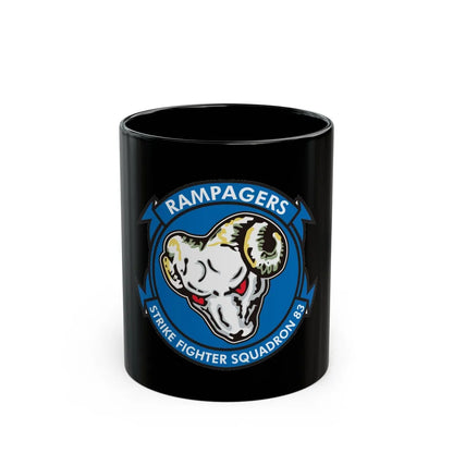 VFA 83 Strike Fighters Sq 83 (U.S. Navy) Black Coffee Mug-11oz-Go Mug Yourself