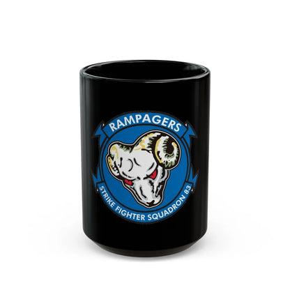 VFA 83 Strike Fighters Sq 83 (U.S. Navy) Black Coffee Mug-15oz-Go Mug Yourself