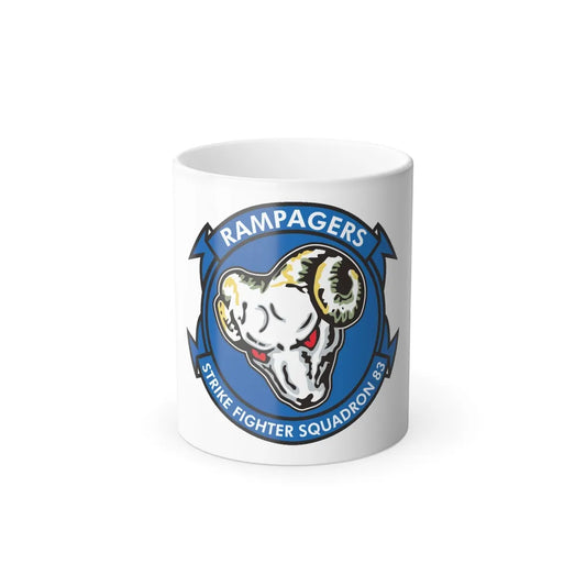 VFA 83 Strike Fighters Sq 83 (U.S. Navy) Color Changing Mug 11oz-11oz-Go Mug Yourself