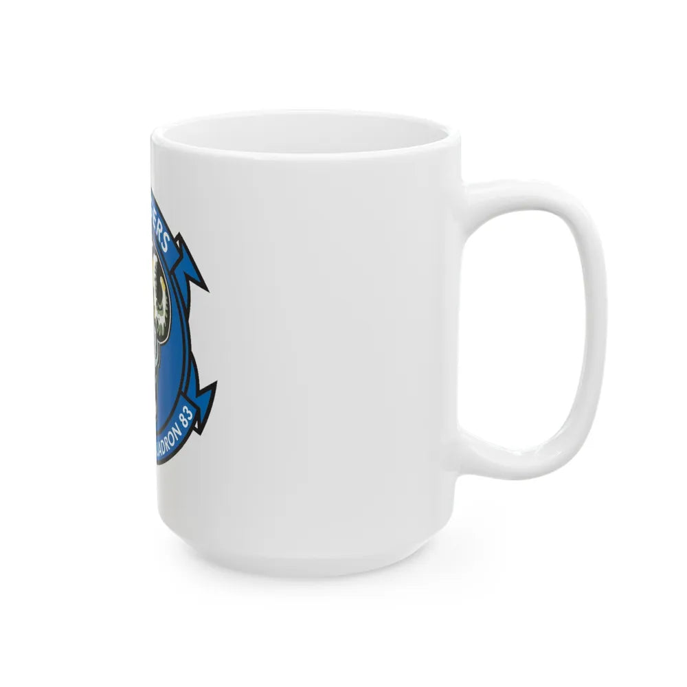 VFA 83 Strike Fighters Sq 83 (U.S. Navy) White Coffee Mug-Go Mug Yourself