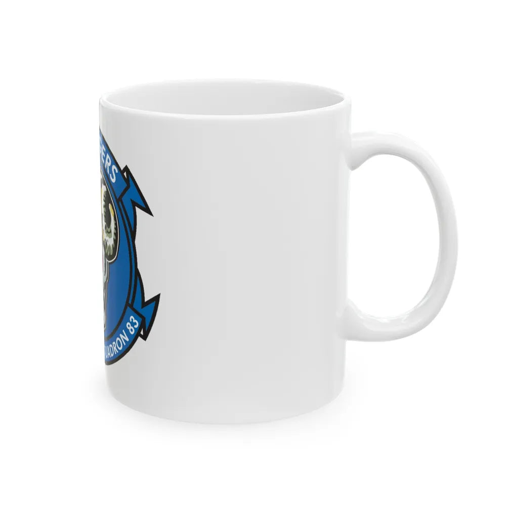 VFA 83 Strike Fighters Sq 83 (U.S. Navy) White Coffee Mug-Go Mug Yourself