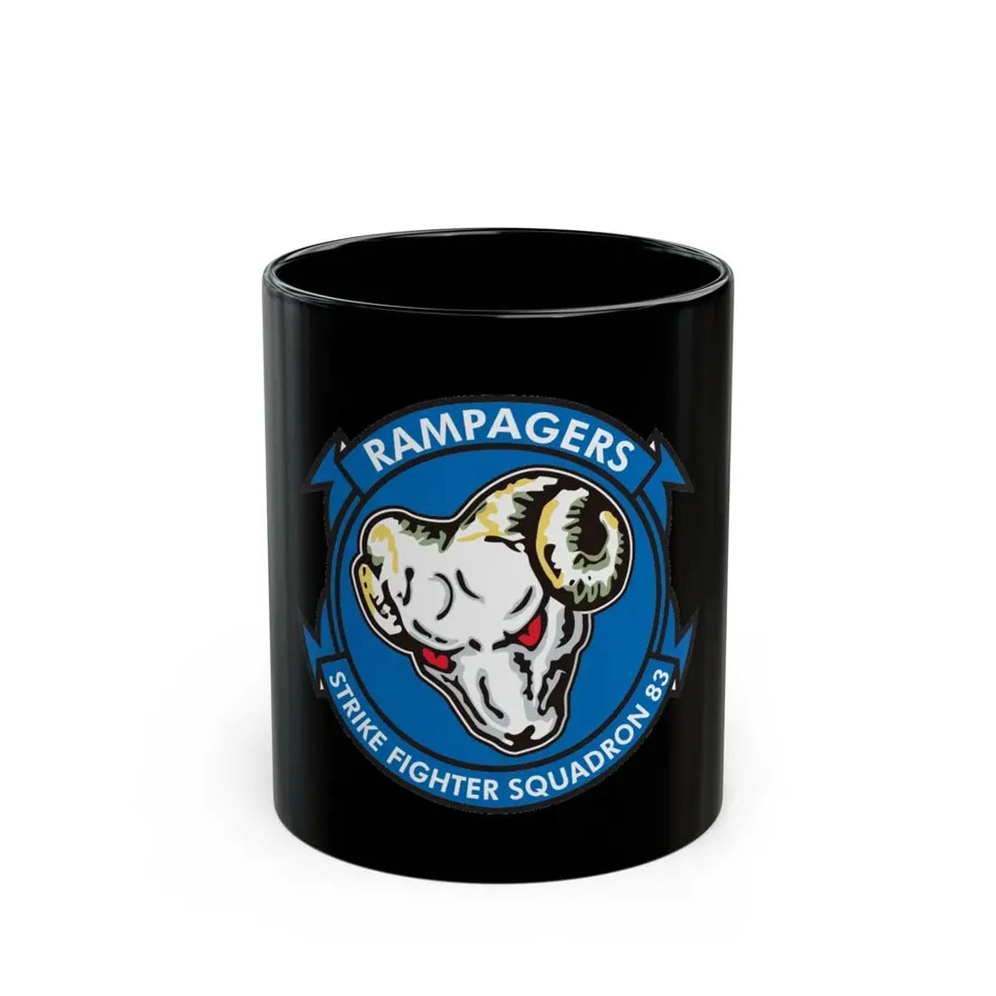 VFA 83 Strike Fighters Sq 83 (U.S. Navy) Black Coffee Mug - Go Mug Yourself