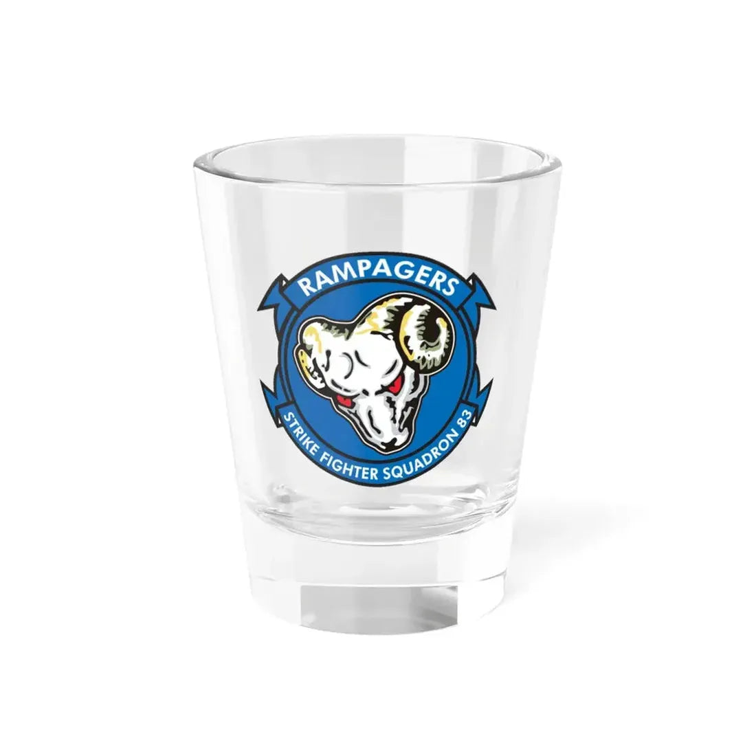 VFA 83 Strike Fighters Sq 83 (U.S. Navy) Shot Glass 1.5oz 1.5oz - Go Mug Yourself