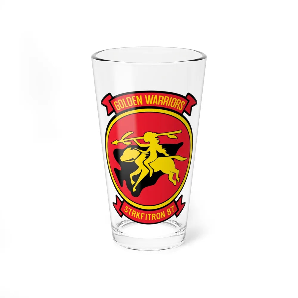 VFA 87 Golden Warriors (U.S. Navy) Pint Glass 16oz-16oz-Go Mug Yourself