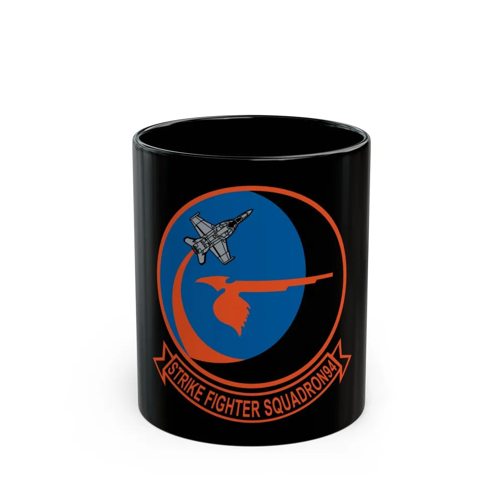 VFA 94 Mighty Shrikes (U.S. Navy) Black Coffee Mug-11oz-Go Mug Yourself