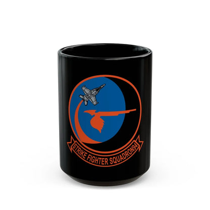 VFA 94 Mighty Shrikes (U.S. Navy) Black Coffee Mug-15oz-Go Mug Yourself