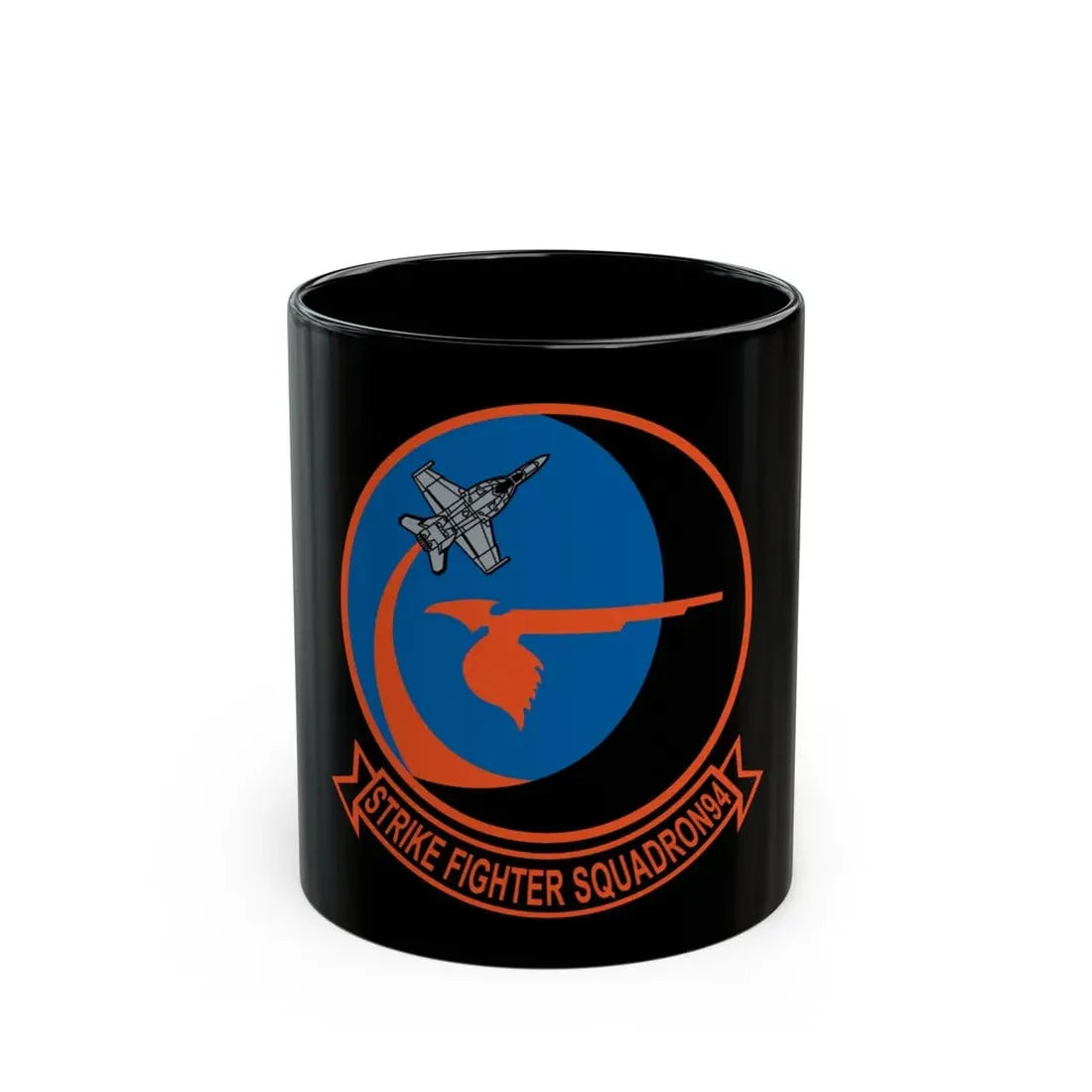 VFA 94 Mighty Shrikes (U.S. Navy) Black Coffee Mug 11oz - Go Mug Yourself