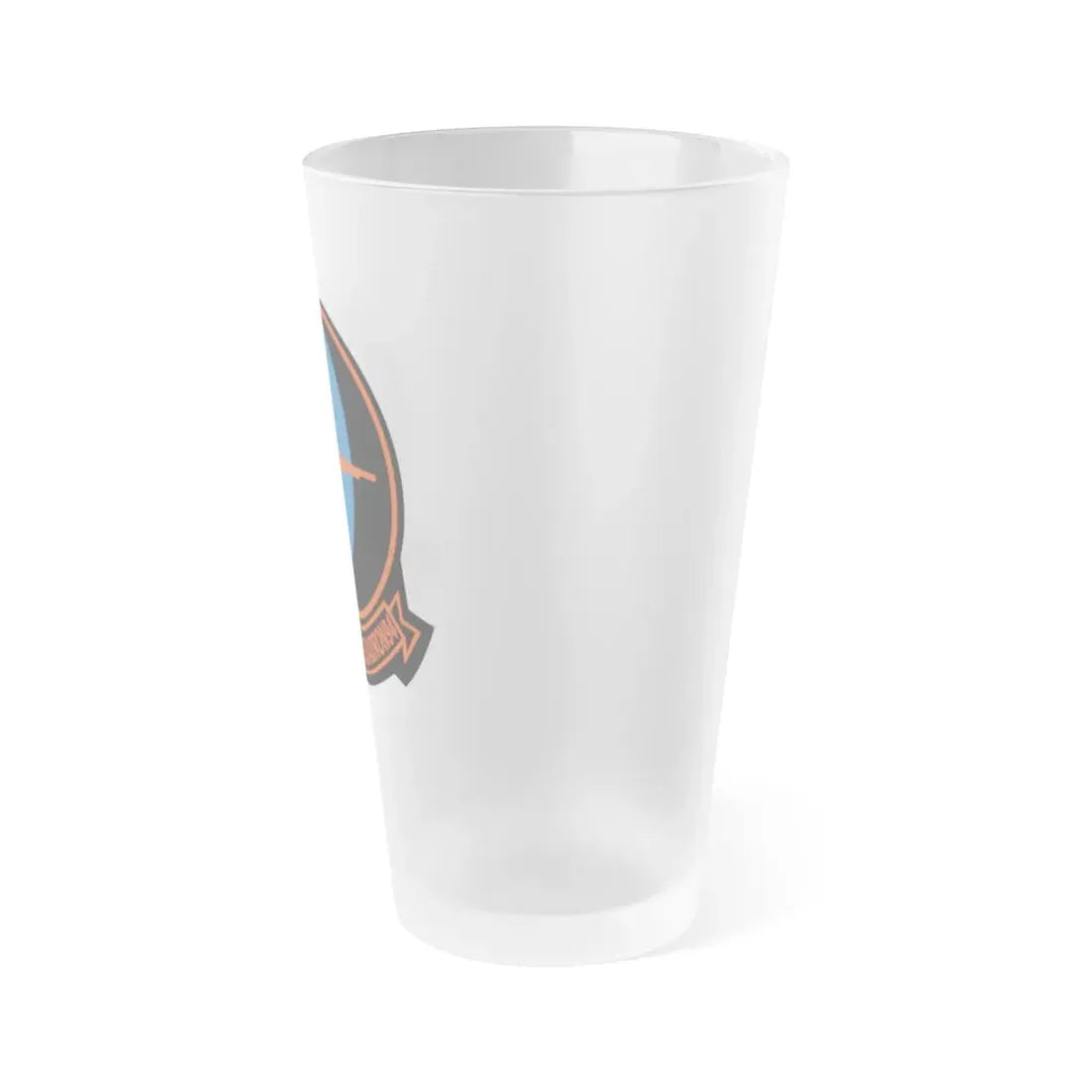 VFA 94 Mighty Shrikes (U.S. Navy) Frosted Pint Glass 16oz - Go Mug Yourself