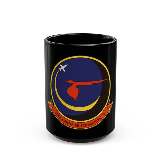 VFA 94 (U.S. Navy) Black Coffee Mug-15oz-Go Mug Yourself