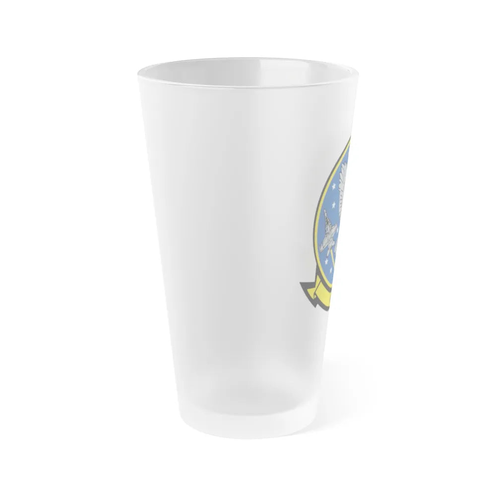 VFA 97 Warhawks (U.S. Navy) Frosted Pint Glass 16oz-Go Mug Yourself