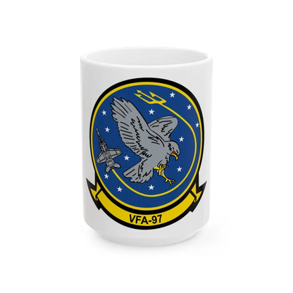 VFA 97 Warhawks (U.S. Navy) White Coffee Mug-15oz-Go Mug Yourself