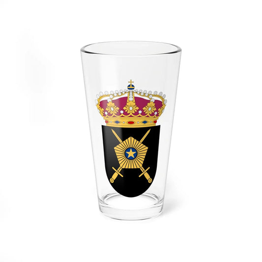 Väg- och vattenbyggnadskåren vapen (Sweden) (Coat of Arms) Pint Glass 16oz 16oz - Go Mug Yourself
