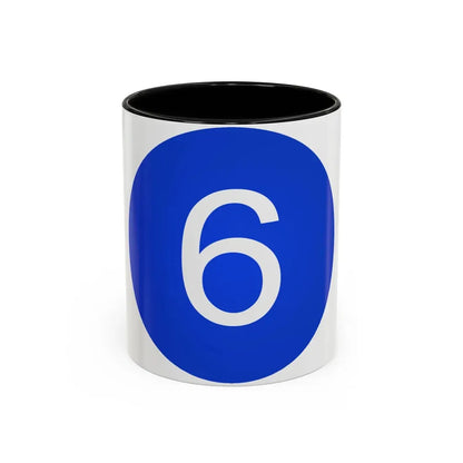 VI Corps (U.S. Army) Accent Coffee Mug 11oz Black - Go Mug Yourself