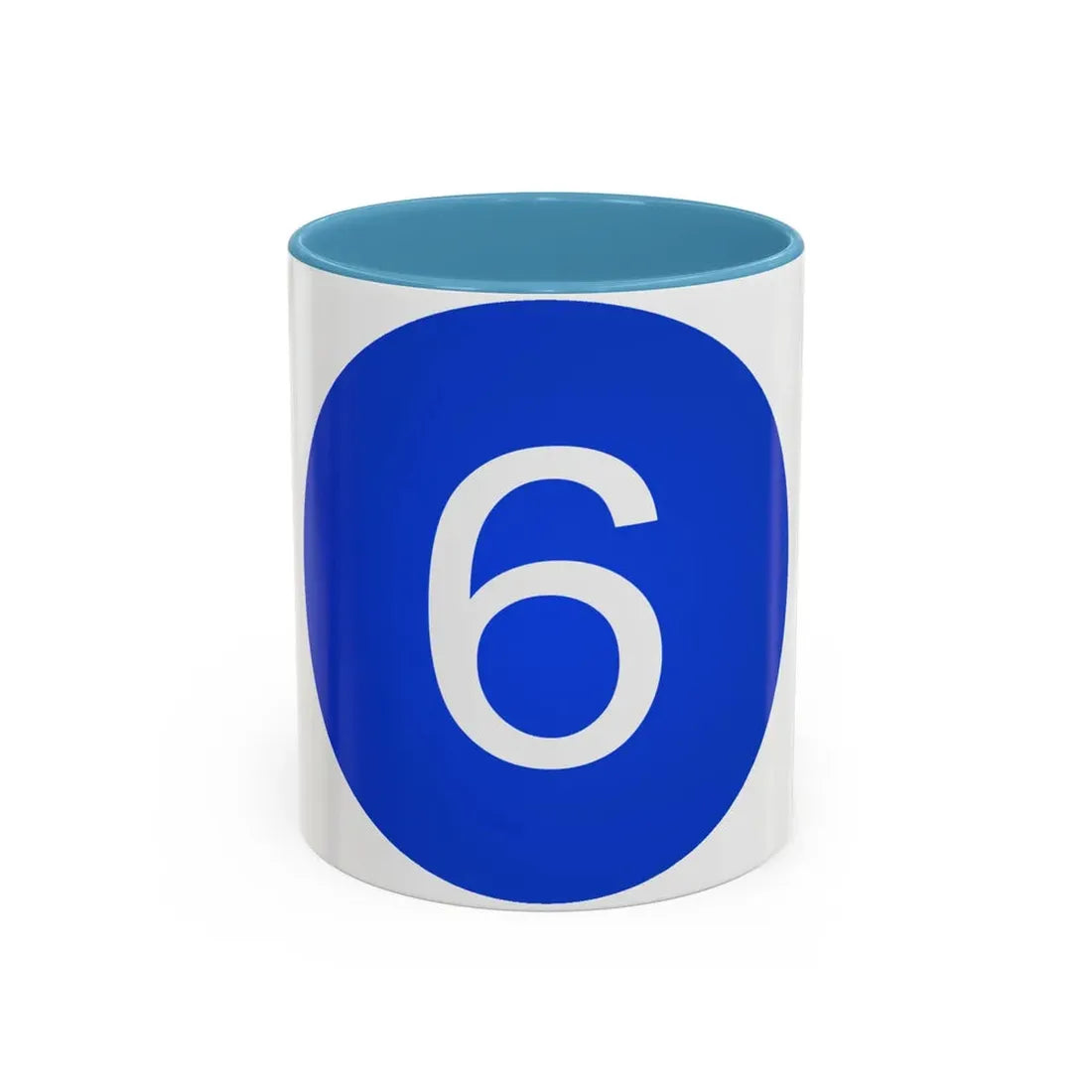 VI Corps (U.S. Army) Accent Coffee Mug 11oz Light Blue - Go Mug Yourself