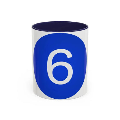 VI Corps (U.S. Army) Accent Coffee Mug 11oz Navy - Go Mug Yourself