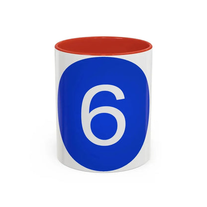 VI Corps (U.S. Army) Accent Coffee Mug 11oz Red - Go Mug Yourself