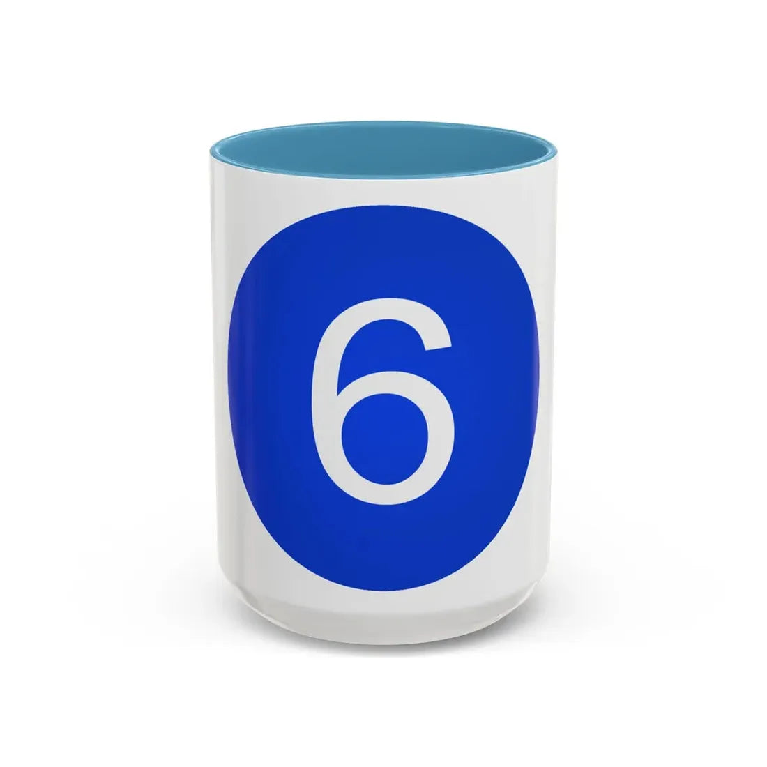 VI Corps (U.S. Army) Accent Coffee Mug 15oz Light Blue - Go Mug Yourself