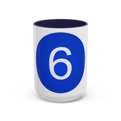 VI Corps (U.S. Army) Accent Coffee Mug 15oz Navy - Go Mug Yourself