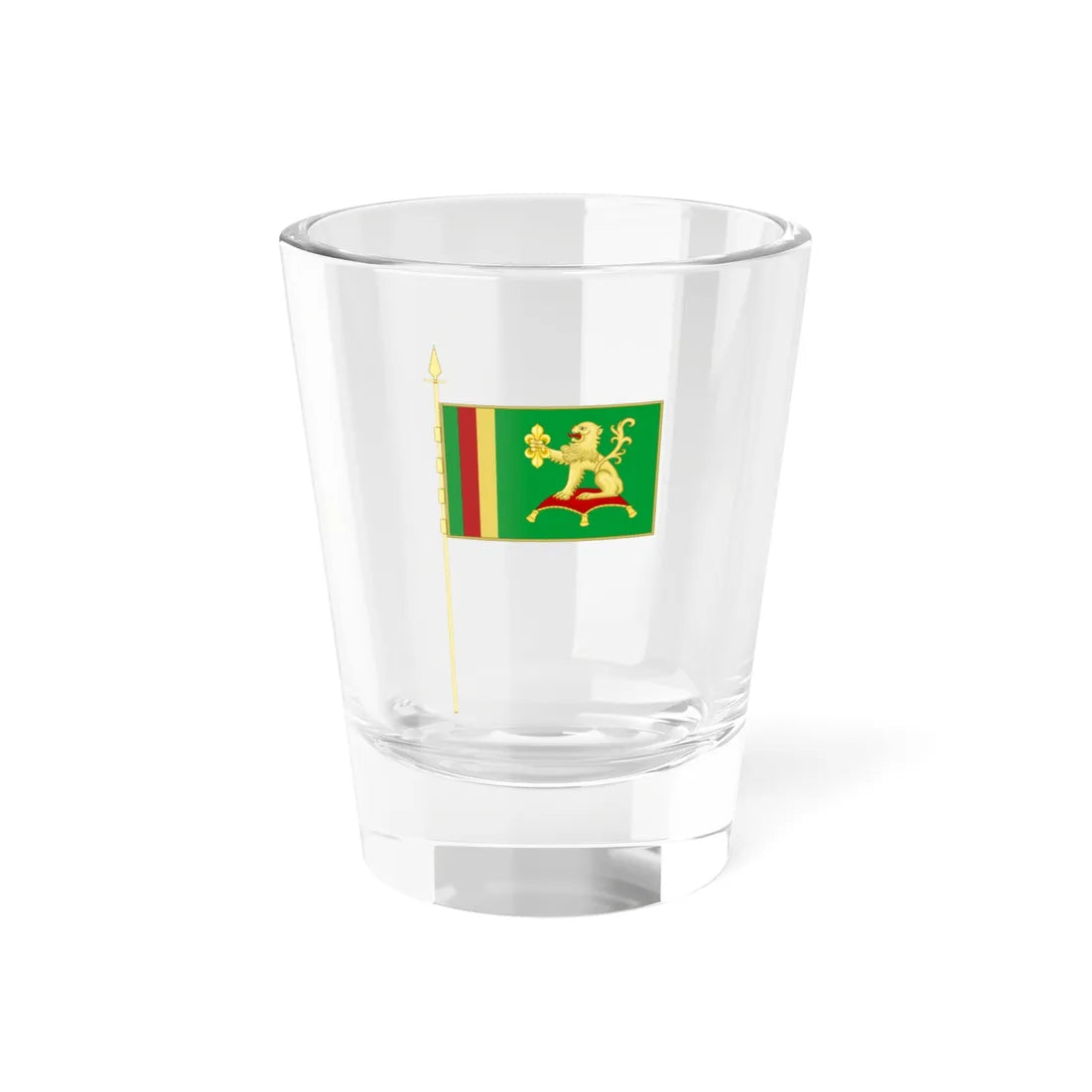 Viadana-Bandiera con Asta (Italy) Shot Glass 1.5oz 1.5oz - Go Mug Yourself