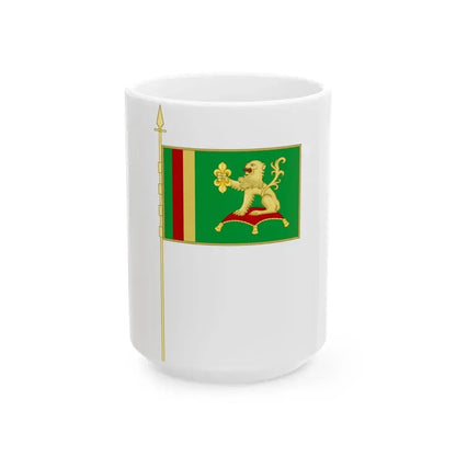 Viadana-Bandiera con Asta (Italy) White Coffee Mug 15oz - Go Mug Yourself