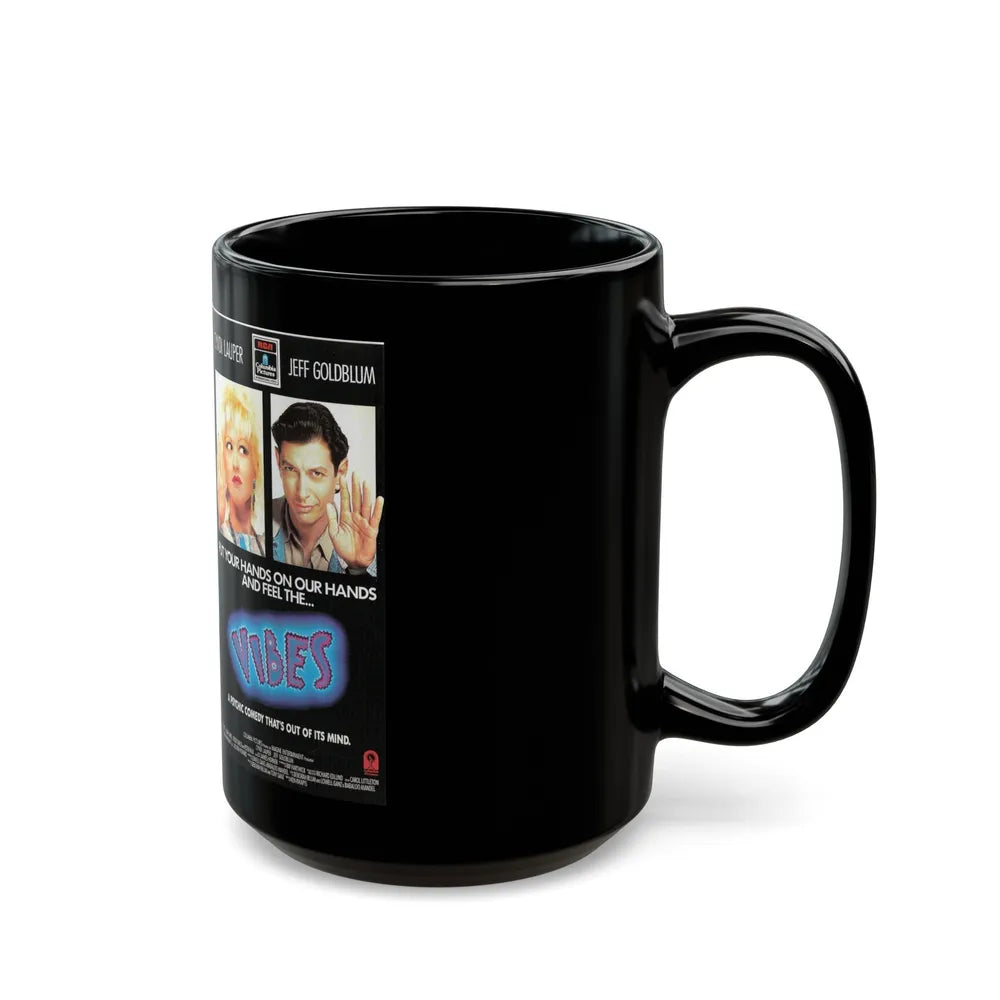 VIBES (VHS COVER) - Black Coffee Mug-Go Mug Yourself