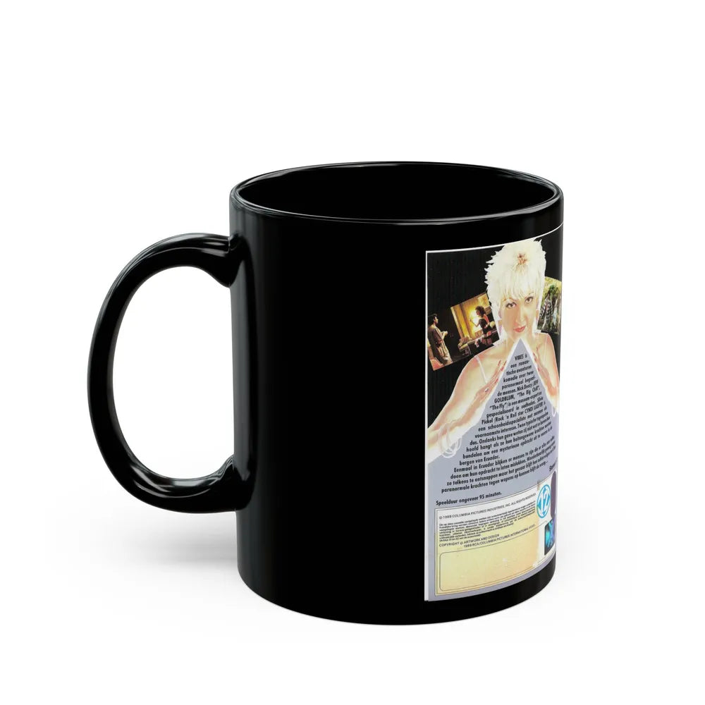 VIBES (VHS COVER) - Black Coffee Mug-Go Mug Yourself