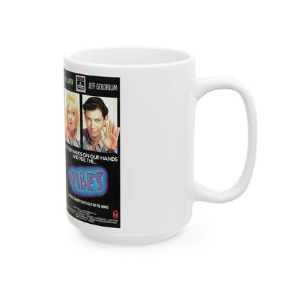 VIBES (VHS COVER) - White Coffee Mug-Go Mug Yourself