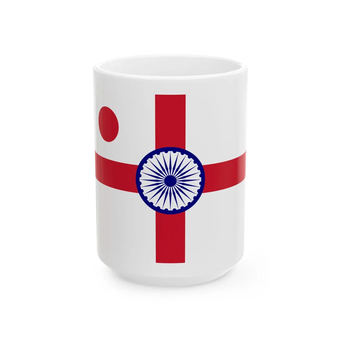Vice-Admiral-ensign-Indian-Navy (India) White Coffee Mug 15oz - Go Mug Yourself