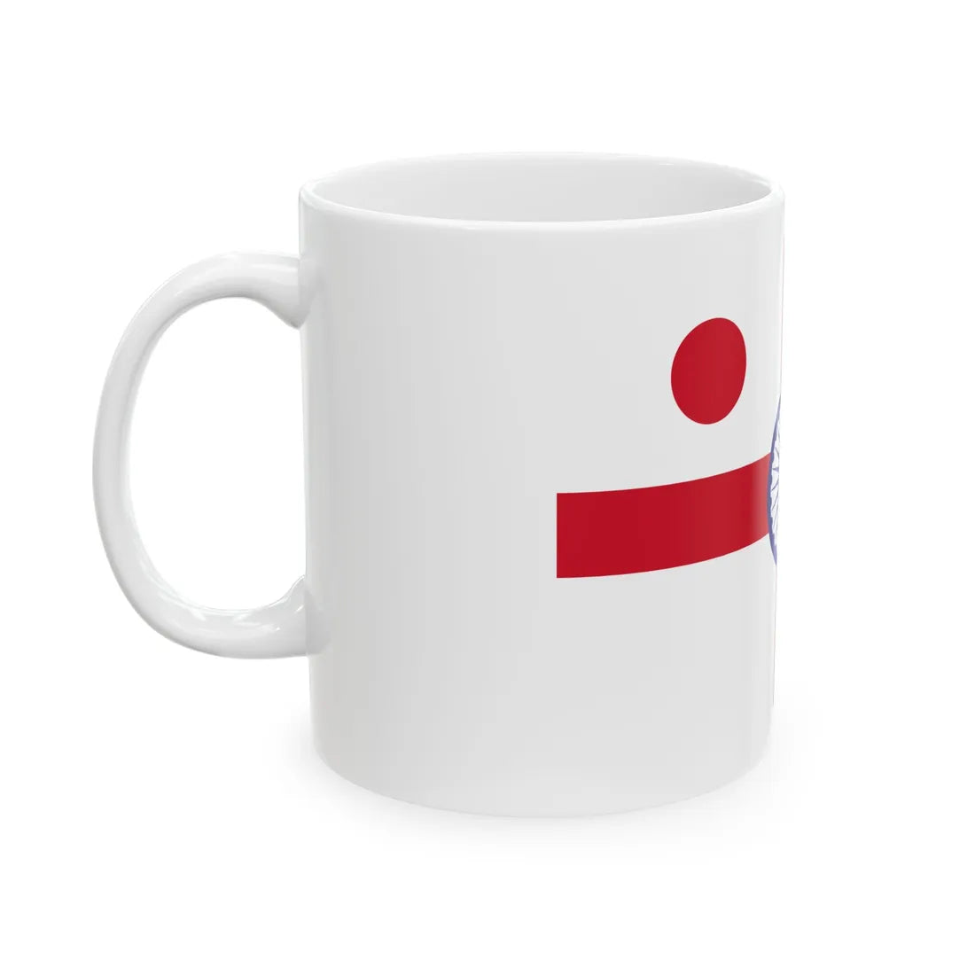 Vice-Admiral-ensign-Indian-Navy (India) White Coffee Mug - Go Mug Yourself