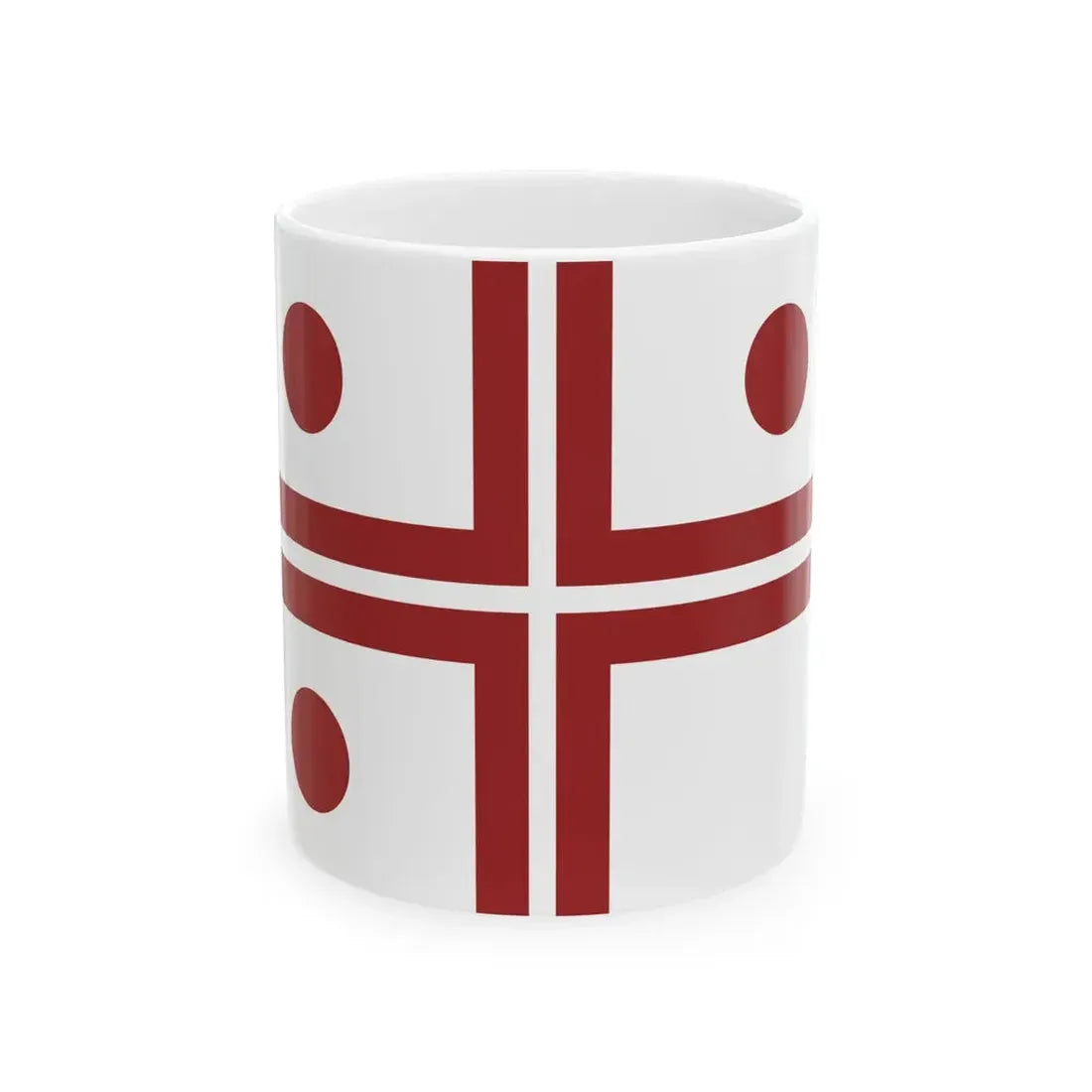 Vice Admiral Flag of Latvia (Latvia) White Coffee Mug 11oz - Go Mug Yourself