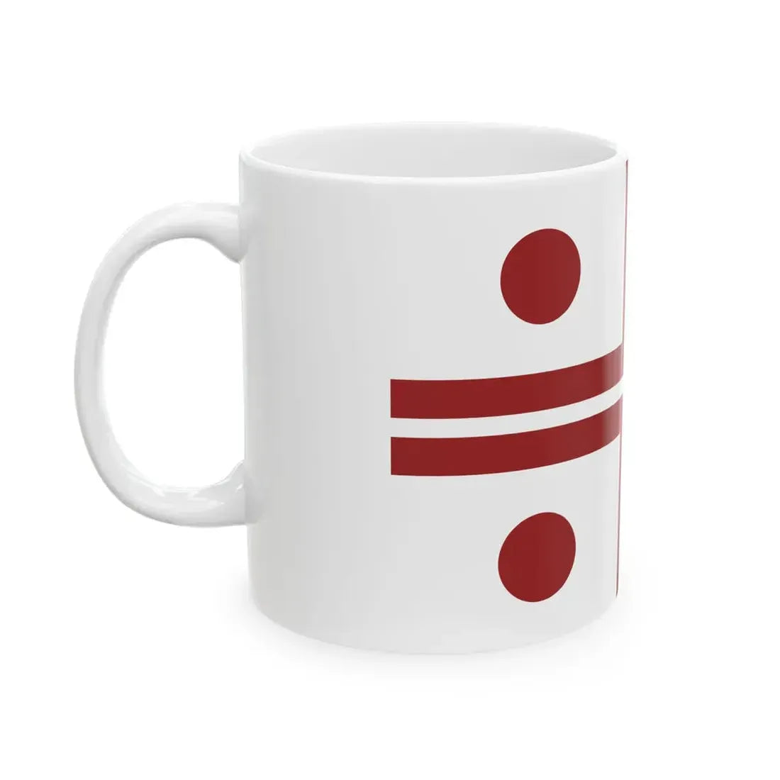 Vice Admiral Flag of Latvia (Latvia) White Coffee Mug - Go Mug Yourself