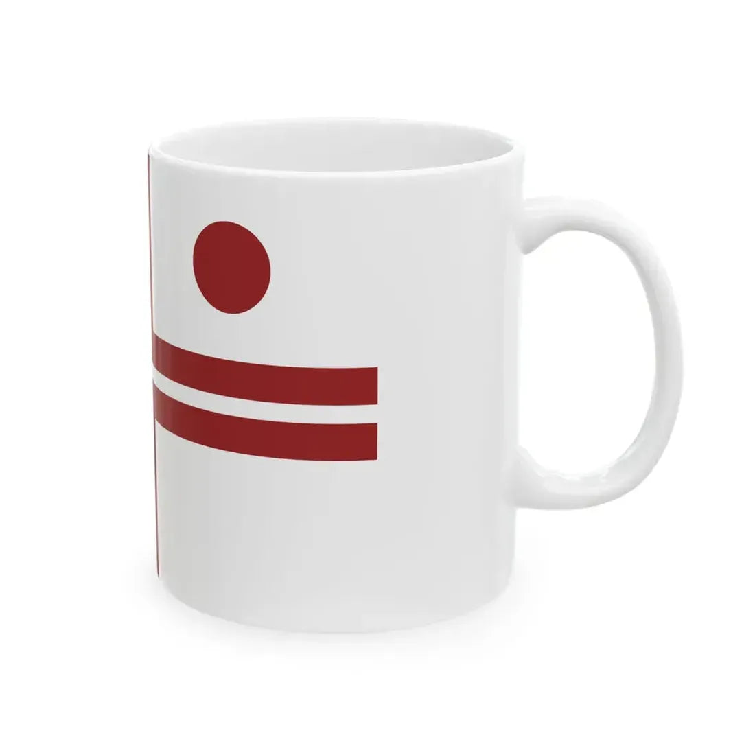Vice Admiral Flag of Latvia (Latvia) White Coffee Mug - Go Mug Yourself