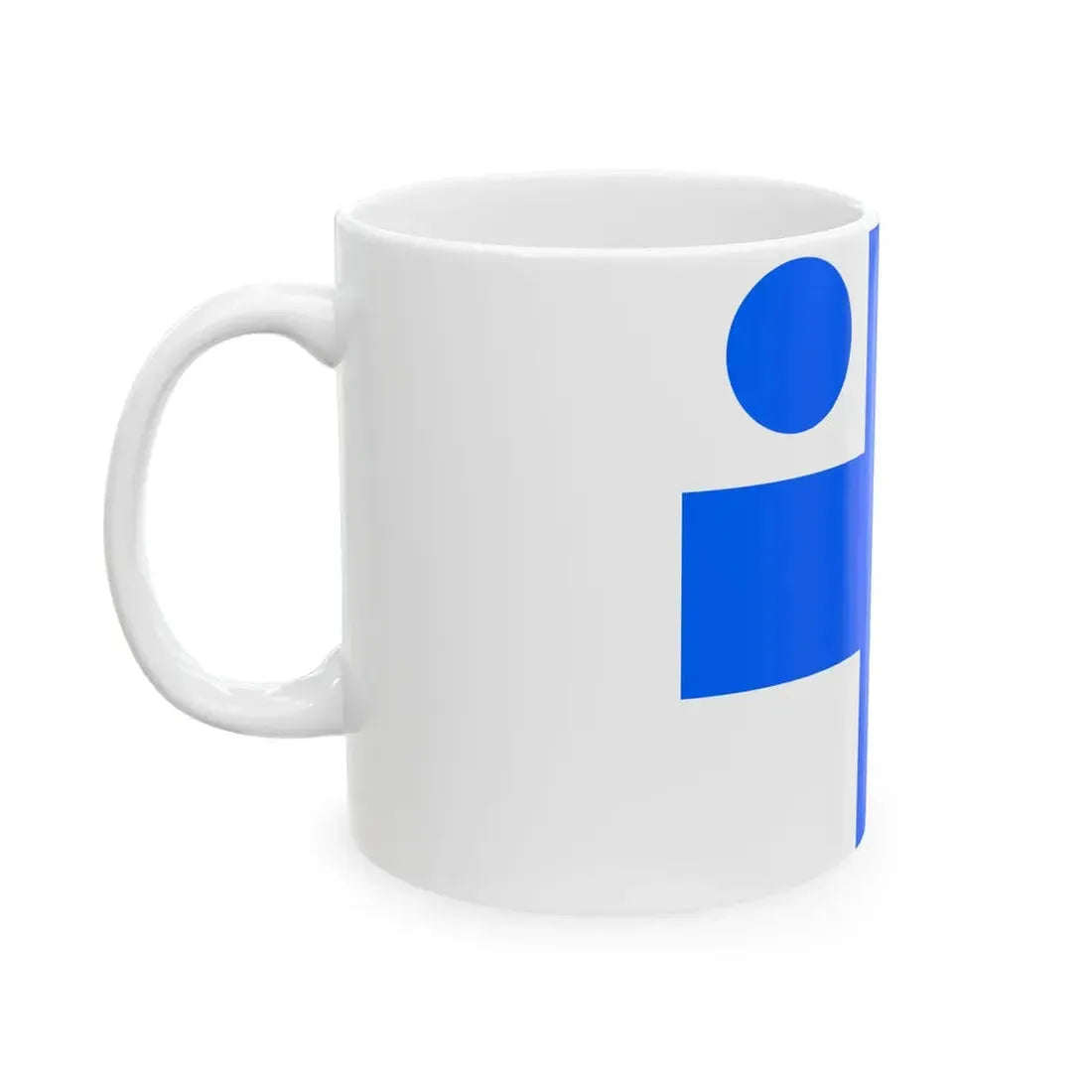 Vice Admirals Flag of Finland 1919 (Finland) White Coffee Mug - Go Mug Yourself
