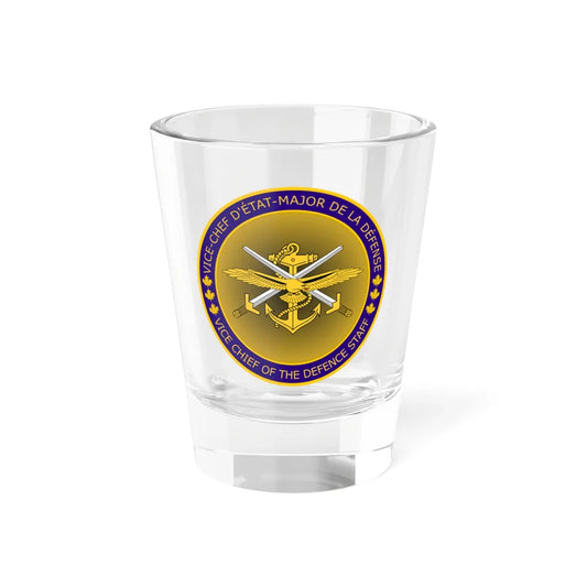 Vice Chief of the Defence Staff logo (Canada) (Coat of Arms) Shot Glass 1.5oz 1.5oz - Go Mug Yourself