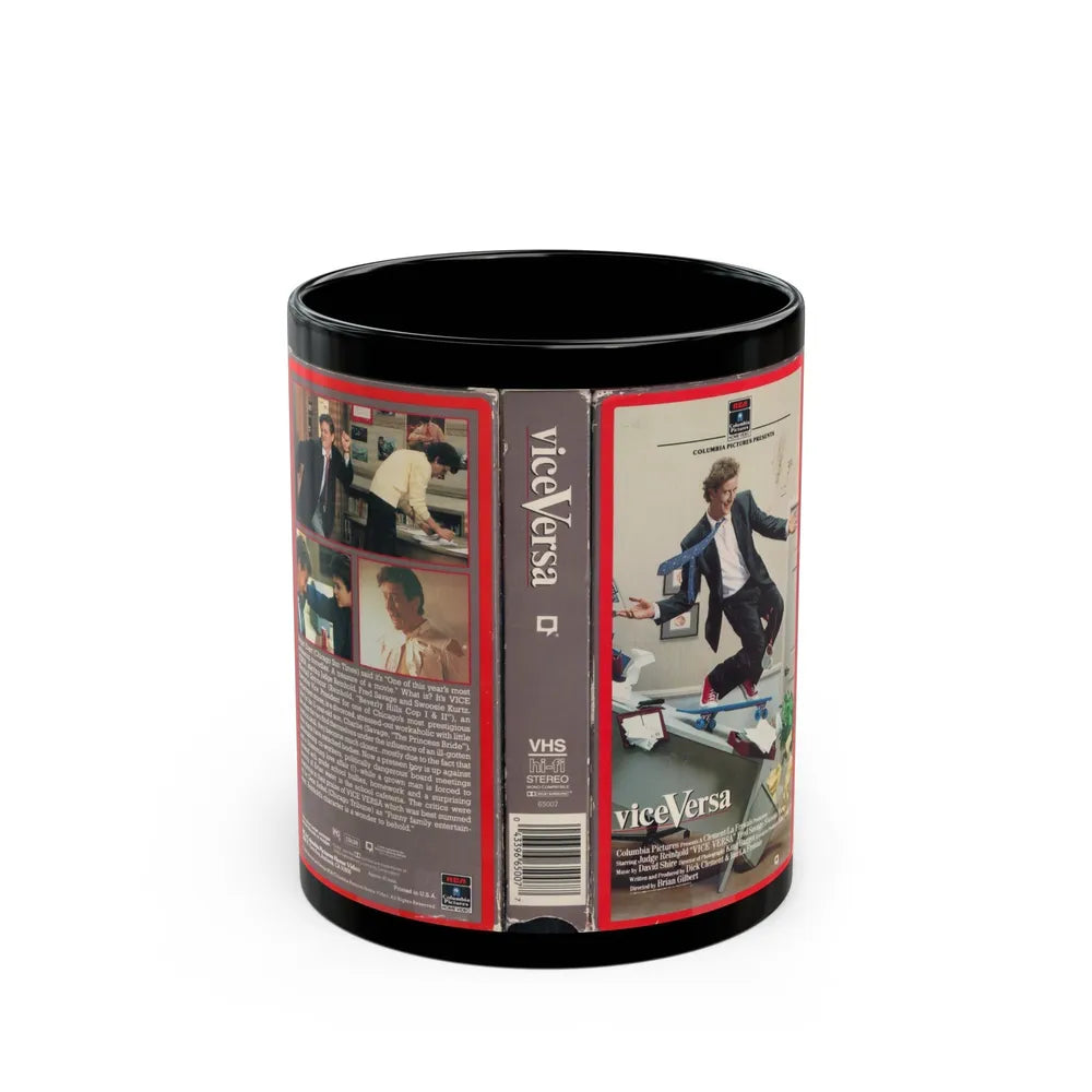 VICE VERSA (VHS COVER) - Black Coffee Mug-11oz-Go Mug Yourself