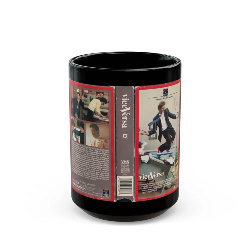 VICE VERSA (VHS COVER) - Black Coffee Mug-15oz-Go Mug Yourself