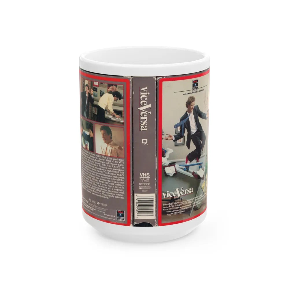 VICE VERSA (VHS COVER) - White Coffee Mug-15oz-Go Mug Yourself