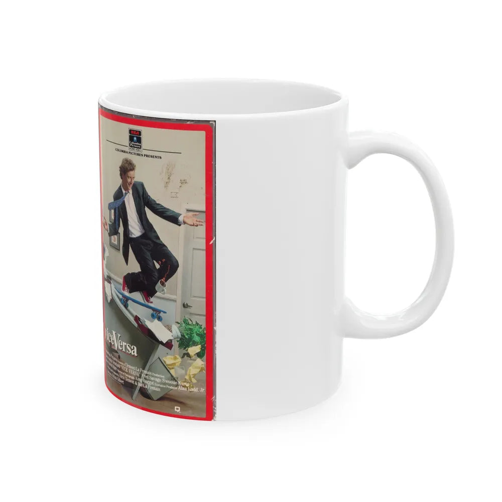 VICE VERSA (VHS COVER) - White Coffee Mug-Go Mug Yourself