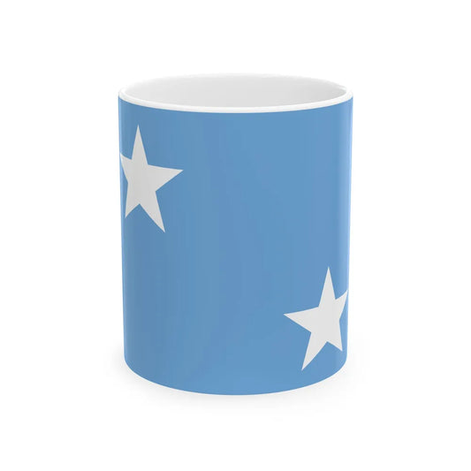 Vicealmirante armada Argentina bandera (Argentina) White Coffee Mug 11oz - Go Mug Yourself