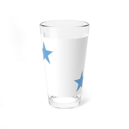 Vicealmirante infantería de armada Argentina bandera (Argentina) Pint Glass 16oz 16oz - Go Mug Yourself