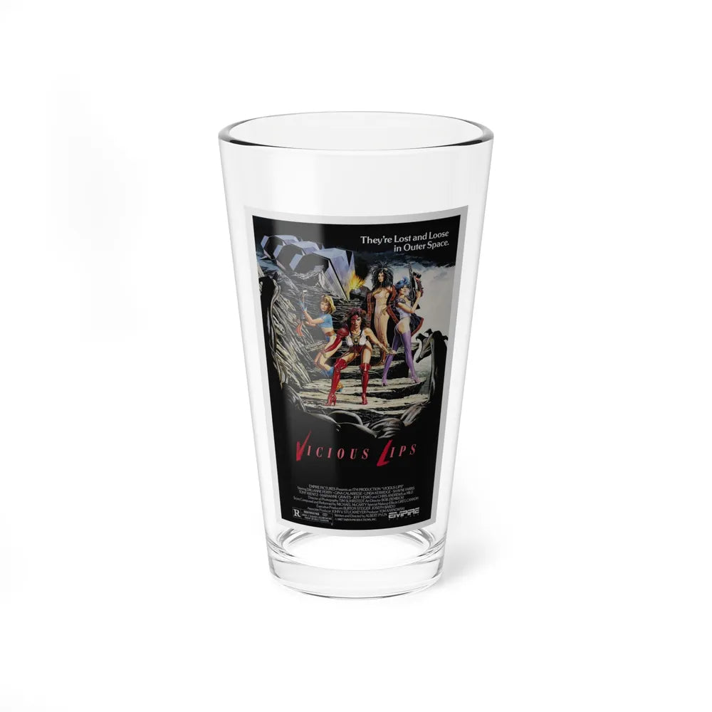 VICIOUS LIPS 1986 Movie Poster - Pint Glass 16oz-16oz-Go Mug Yourself