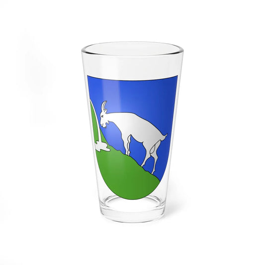 VicoMorcote-coat of arms (Switzerland) (Coat of Arms) Pint Glass 16oz 16oz - Go Mug Yourself