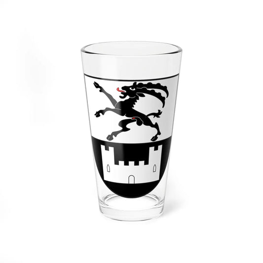 Vicosoprano wappen (Switzerland) (Coat of Arms) Pint Glass 16oz 16oz - Go Mug Yourself