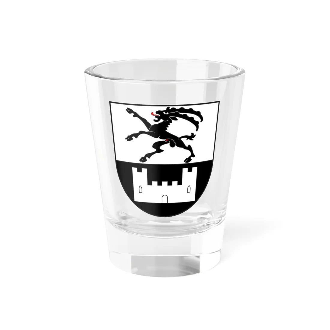 Vicosoprano wappen (Switzerland) (Coat of Arms) Shot Glass 1.5oz 1.5oz - Go Mug Yourself