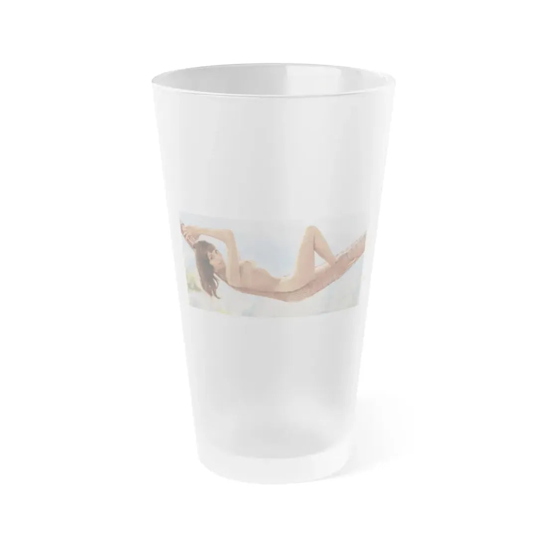 Victoria Vetri #01 - Nude ''Playboy Centerfold Gate''1 (Vintage Female Icon) Frosted Pint Glass 16oz 16oz Frosted - Go Mug Yourself