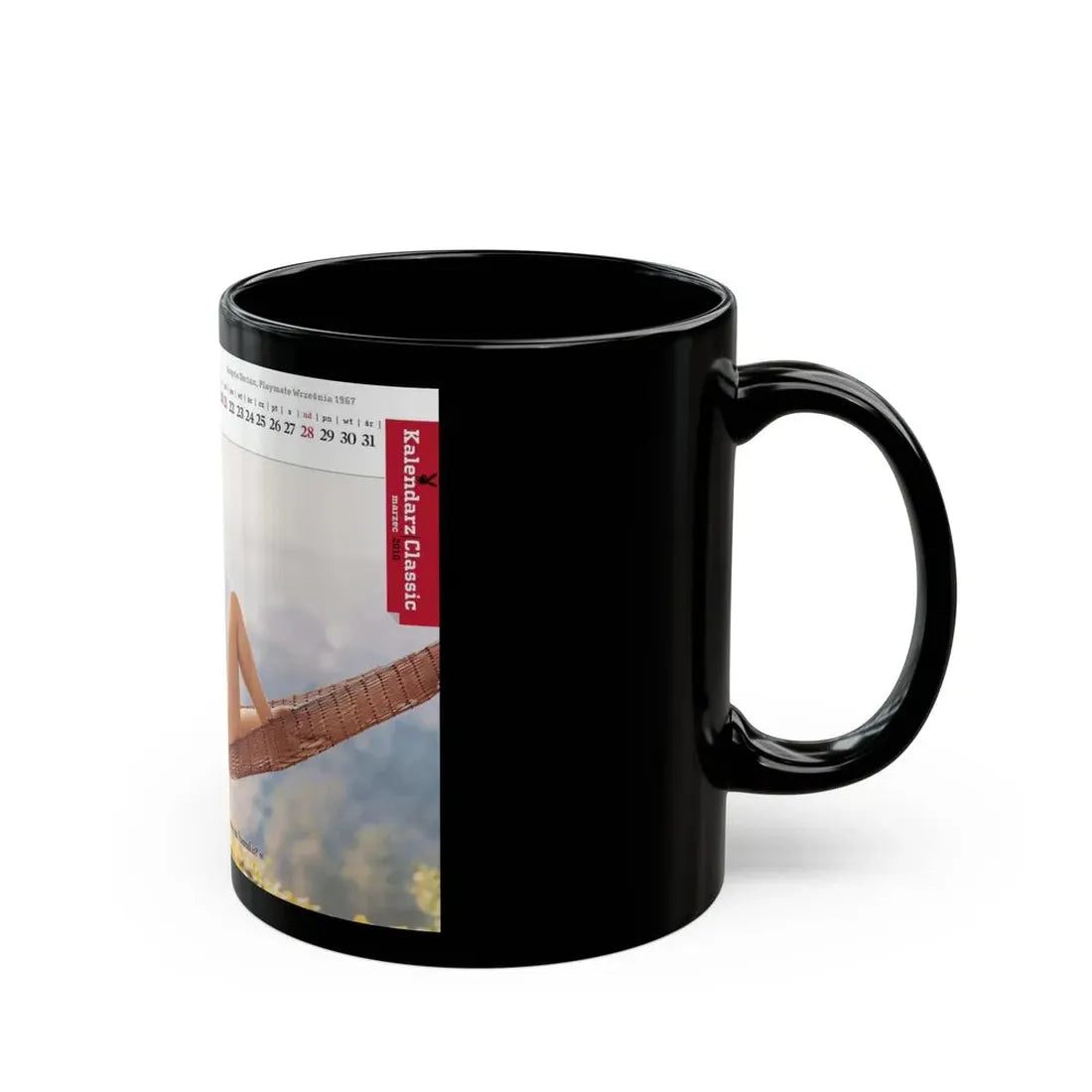 Victoria Vetri #01 - Nude ''Playboy Centerfold Gate'' (Vintage Female Icon) Black Coffee Mug - Go Mug Yourself