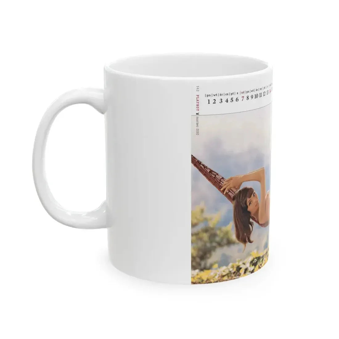 Victoria Vetri #01 - Nude ''Playboy Centerfold Gate'' (Vintage Female Icon) White Coffee Mug - Go Mug Yourself