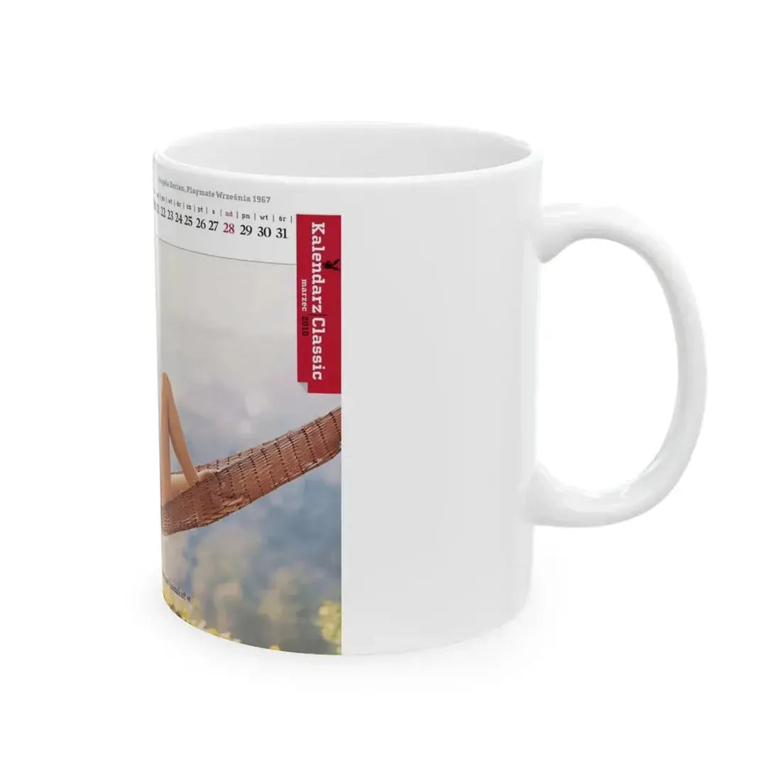 Victoria Vetri #01 - Nude ''Playboy Centerfold Gate'' (Vintage Female Icon) White Coffee Mug - Go Mug Yourself