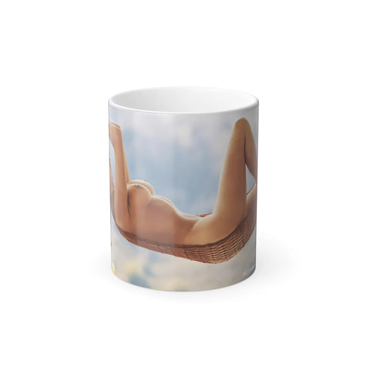 Victoria Vetri #01 - Nude ''Playboy Centerfold Gate''1 (Vintage Female Icons) Color Changing Mug 11oz-11oz-Go Mug Yourself